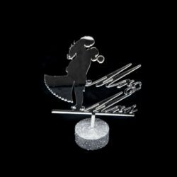 Cake Topper - Mr & Mrs - in Plexiglas Regplex per Torta Nuziale - immagine 5