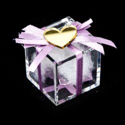 Cuore in Plexiglas in versione accessorio per Bomboniera Regplex Personalizzabile - immagine 5