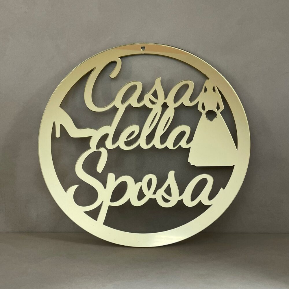 Dietro porta - Casa della Sposa - in Plexiglas Regplex Gadget Matrimonio - immagine 3