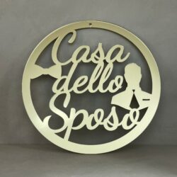 Dietro porta - Casa dello Sposo - in Plexiglas Regplex Gadget Matrimonio - immagine 3