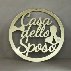 Dietro porta - Casa dello Sposo - in Plexiglas Regplex Gadget Matrimonio