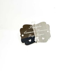 Dietro Porta in Plexiglas con stampa Innamorati Regplex Scritta Personalizzata - immagine 3