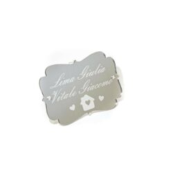 Dietro Porta per Famiglia in Plexiglas Regplex Scritta Personalizzata - immagine 3