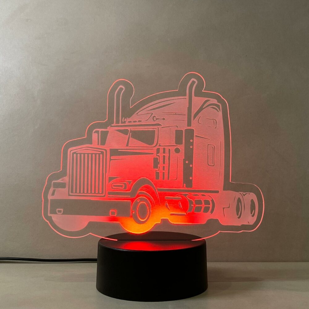 Lampada Camion con Scritta Personalizzata Regplex Base LED RGB - immagine 6