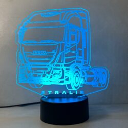 Lampada Iveco Stralis con Scritta Personalizzata Regplex Base LED RGB - immagine 7