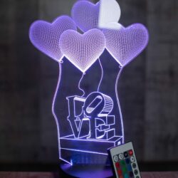 Lampada Love Regplex Base LED RGB - immagine 2
