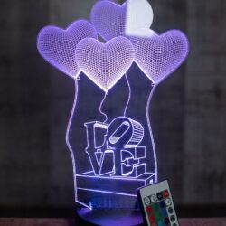 Lampada Love Regplex Base LED RGB