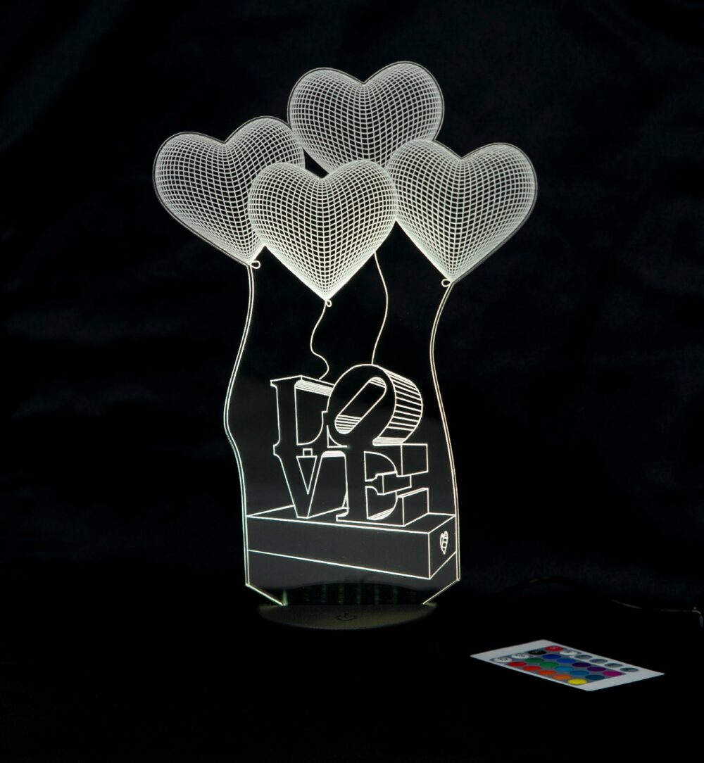 Lampada Love Regplex Base LED RGB - immagine 4