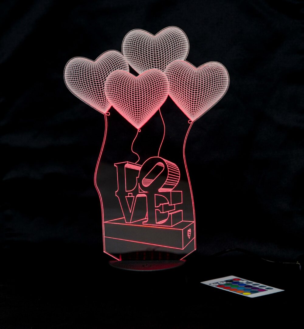 Lampada Love Regplex Base LED RGB - immagine 5