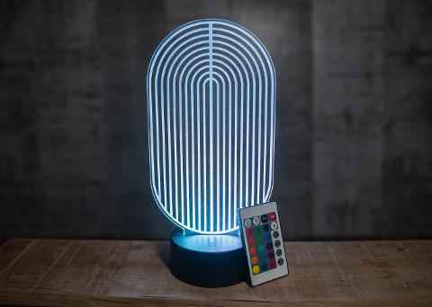 Lampada Moderna Regplex Base LED RGB
