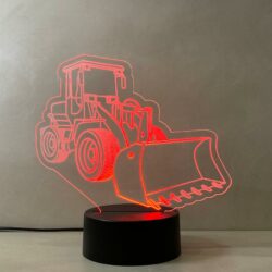 Lampada Motopala con Scritta Personalizzata Regplex Base LED RGB - immagine 5