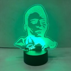 Lampada Pelè con Scritta Personalizzata Regplex Base LED RGB - immagine 6