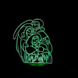 Lampada Sacra Famiglia Regplex Base LED RGB - immagine 4