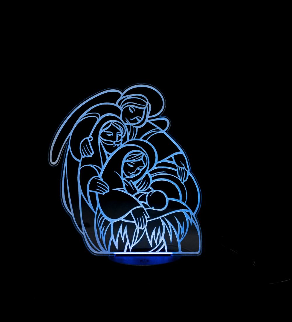Lampada Sacra Famiglia Regplex Base LED RGB - immagine 5
