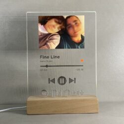 Lampada Spotify con Base in legno Regplex Base LED