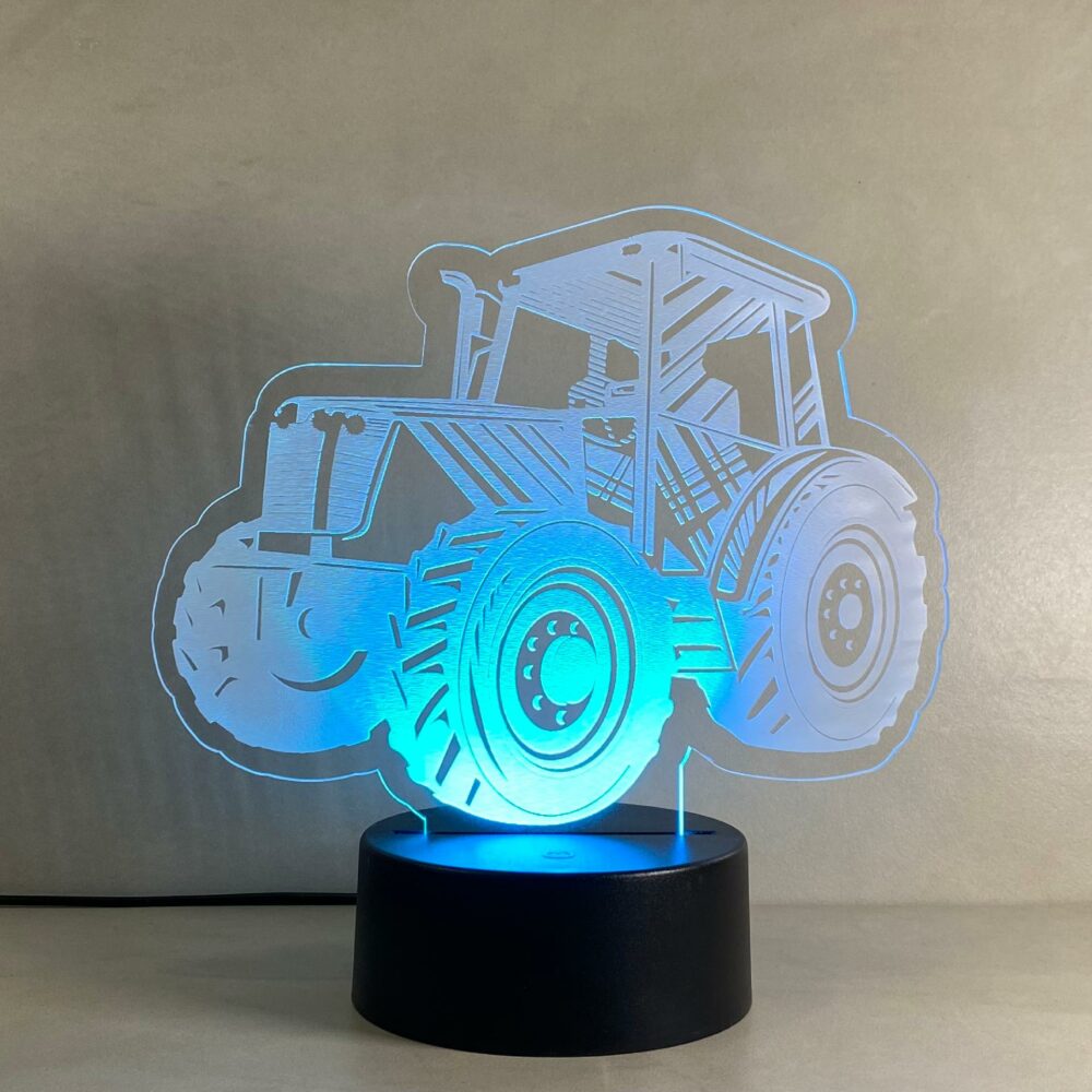 Lampada Trattore con Scritta Personalizzata Regplex Base LED RGB - immagine 3