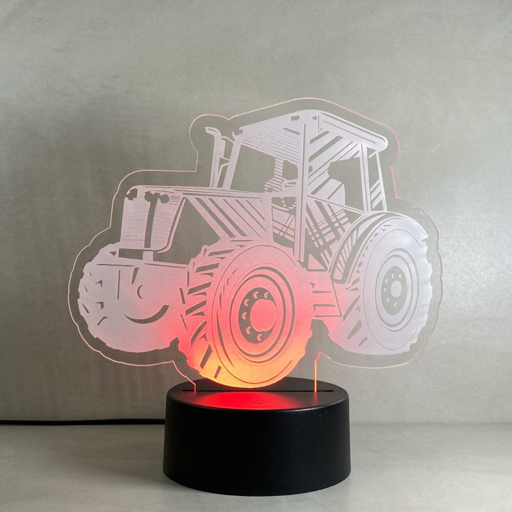 Lampada Trattore con Scritta Personalizzata Regplex Base LED RGB - immagine 6