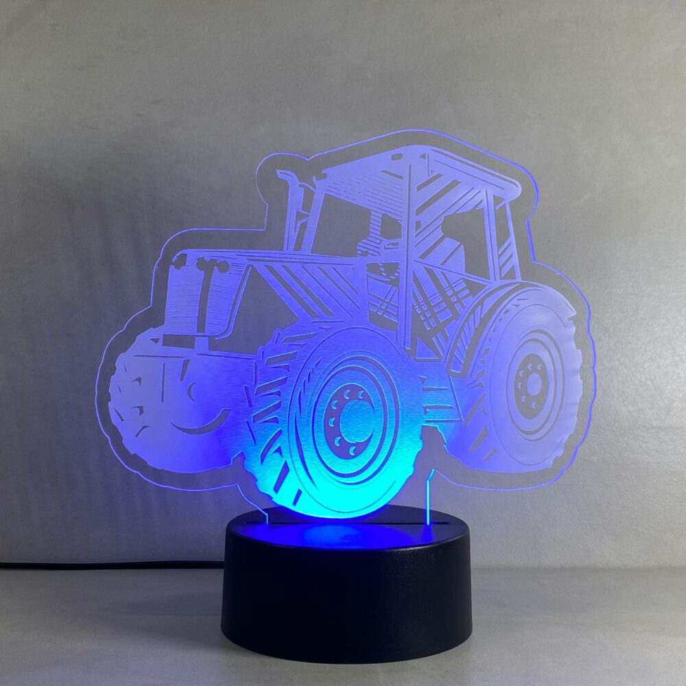 Lampada Trattore con Scritta Personalizzata Regplex Base LED RGB - immagine 8