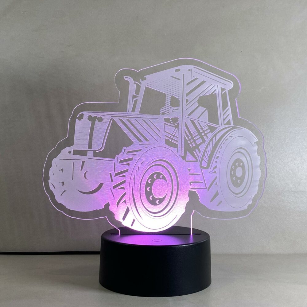 Lampada Trattore con Scritta Personalizzata Regplex Base LED RGB - immagine 9