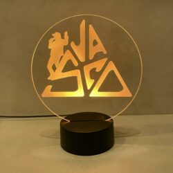 Lampada Vasco Rossi con Scritta Personalizzata Regplex Base LED RGB - immagine 6