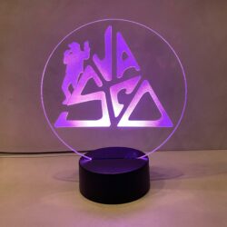 Lampada Vasco Rossi con Scritta Personalizzata Regplex Base LED RGB - immagine 7