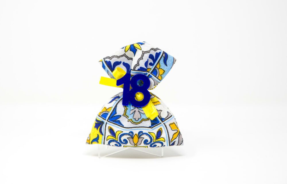 Numerino in Plexiglas in versione accessorio per Bomboniera Regplex Personalizzabile - immagine 2