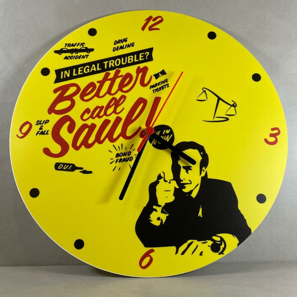 Orologio da parete in Plexiglas Better Call Saul Regplex tema Serie TV - immagine 2