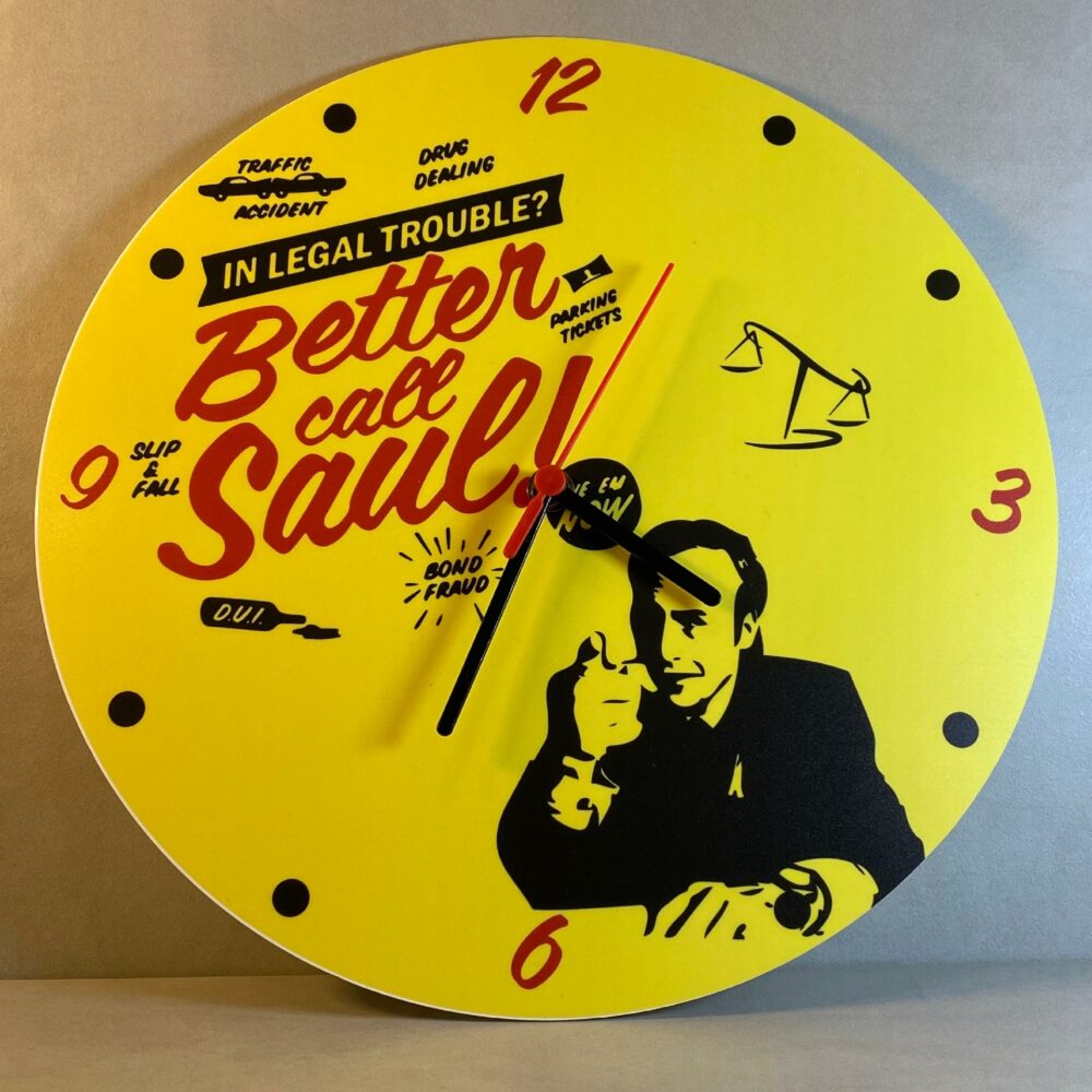 Orologio da parete in Plexiglas Better Call Saul Regplex tema Serie TV - immagine 4