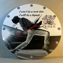 Orologio da parete in Plexiglas Freddie Mercury Regplex tema Rock Band - immagine 2