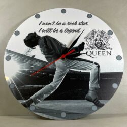 Orologio da parete in Plexiglas Freddie Mercury Regplex tema Rock Band - immagine 3