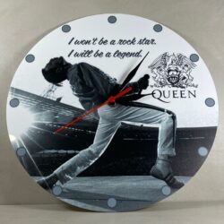 Orologio da parete in Plexiglas Freddie Mercury Regplex tema Rock Band - immagine 5