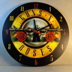 Orologio da parete in Plexiglas Guns N' Roses Regplex tema Rock Band - immagine 2