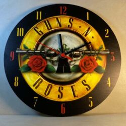 Orologio da parete in Plexiglas Guns N' Roses Regplex tema Rock Band