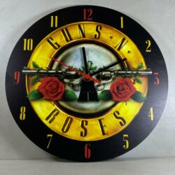 Orologio da parete in Plexiglas Guns N' Roses Regplex tema Rock Band - immagine 4