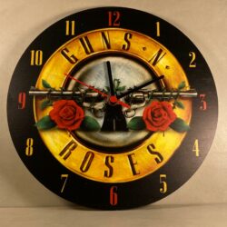 Orologio da parete in Plexiglas Guns N' Roses Regplex tema Rock Band - immagine 5