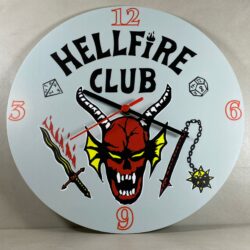 Orologio da parete in Plexiglas Hellfire Club Regplex tema Serie TV - immagine 3