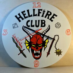 Orologio da parete in Plexiglas Hellfire Club Regplex tema Serie TV - immagine 5