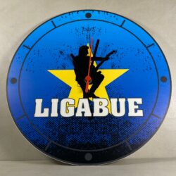 Orologio da parete in Plexiglas Ligabue Europe Tour Regplex tema Rock Band - immagine 3