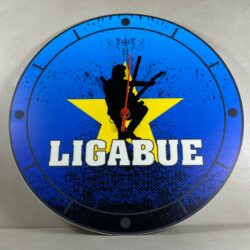 Orologio da parete in Plexiglas Ligabue Europe Tour Regplex tema Rock Band - immagine 4