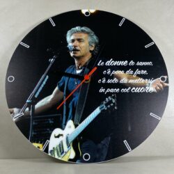 Orologio da parete in Plexiglas Ligabue Regplex tema Rock Band - immagine 2