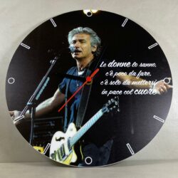 Orologio da parete in Plexiglas Ligabue Regplex tema Rock Band - immagine 4