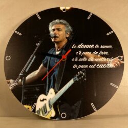 Orologio da parete in Plexiglas Ligabue Regplex tema Rock Band - immagine 5