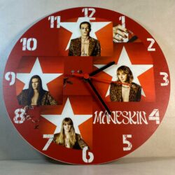 Orologio da parete in Plexiglas Maneskin Regplex tema Rock Band - immagine 2