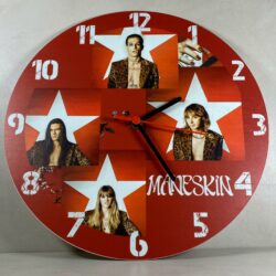 Orologio da parete in Plexiglas Maneskin Regplex tema Rock Band - immagine 5