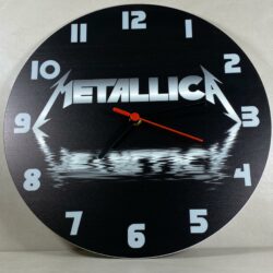 Orologio da parete in Plexiglas Metallica Regplex tema Rock Band - immagine 2
