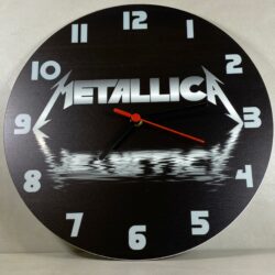 Orologio da parete in Plexiglas Metallica Regplex tema Rock Band - immagine 3