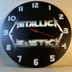 Orologio da parete in Plexiglas Metallica Regplex tema Rock Band - immagine 4