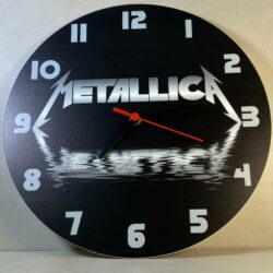 Orologio da parete in Plexiglas Metallica Regplex tema Rock Band - immagine 6