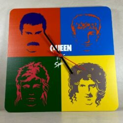 Orologio da parete in Plexiglas Queen Regplex tema Rock Band