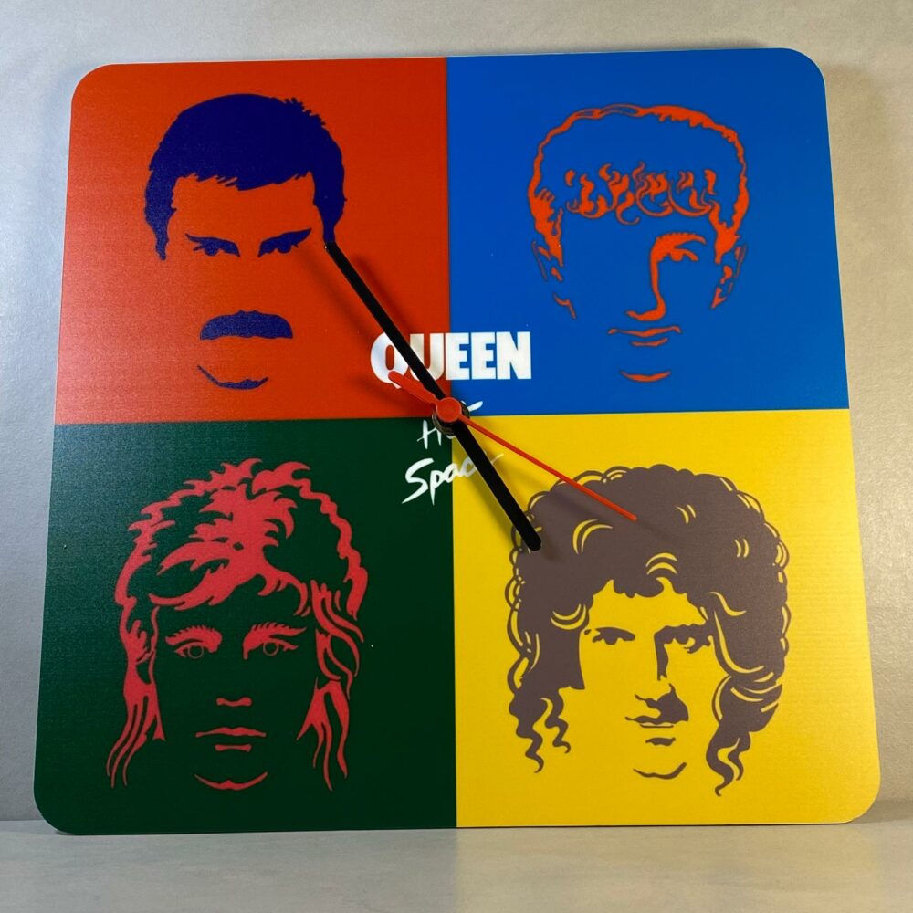 Orologio da parete in Plexiglas Queen Regplex tema Rock Band - immagine 4